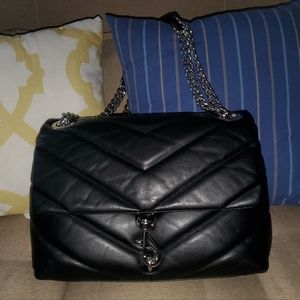 Rebecca Minkoff Edie Maxi Shoulder Bag Black
